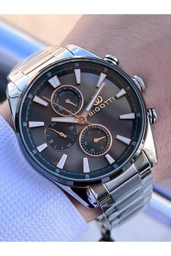 Bigotti EBG.1.10506.2 Bigotti Steel Cord 5 ATM Waterproof Men's Wristwatch