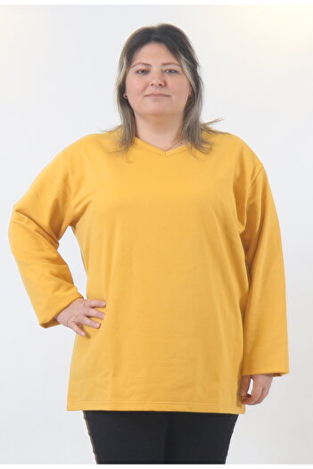 rood Long Sleeve Unisex Plus Size Sweatshirt