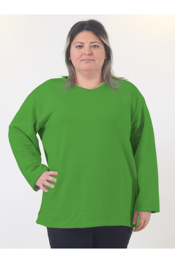 rood Long Sleeve Unisex Plus Size Sweatshirt
