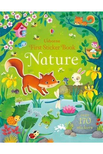 Usborne Πρώτο βιβλίο αυτοκόλλητων Nature