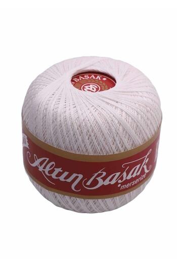 Altınbaşak Gold Başak Mercerized 26/6 Classic Network Rope White