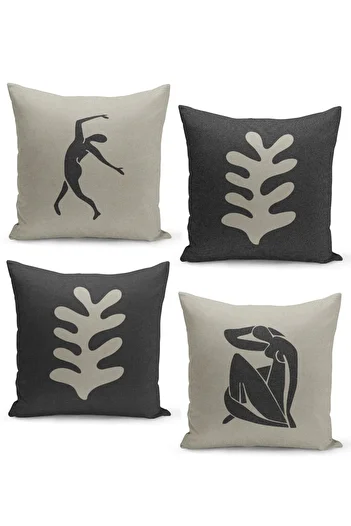 Filamente Throw Pillow Cover Set of 4
