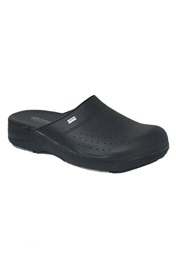 Ceyo Unisex Black Microfiber Technology Sabo Anatomical Full Orthopedic Slippers 9926