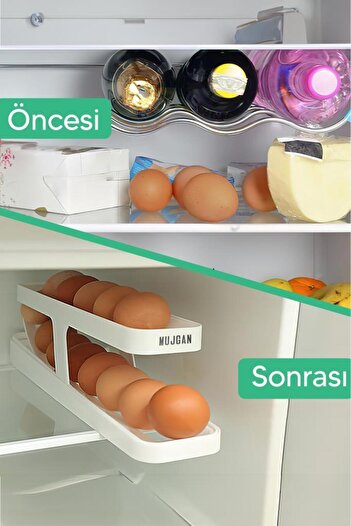 MUJGAN 2 Katlı Yumurta Organizeri