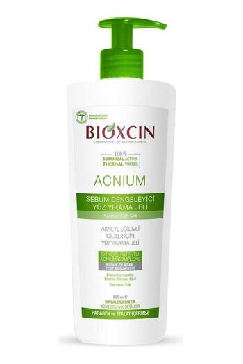 Bioxcin Acnium Sebum Dengeleyici Yüz Yıkama Jeli 500 Ml