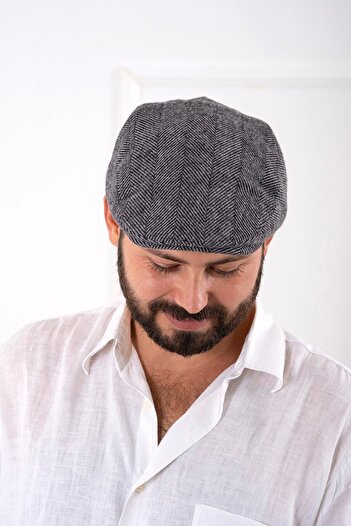 Göreme Aksesuar Winter Wool London Cap Men's Cap Sports Cap