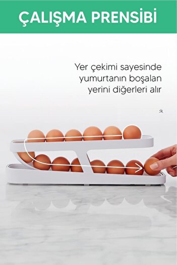 MUJGAN 2 Katlı Yumurta Organizeri