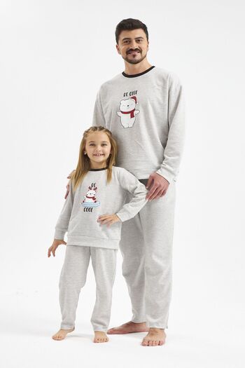 LILIAN Yeni Yıl Temalı Aile Pijama Takımı.Ayrı Ayrı Satılır Fıyatları Farklıdır