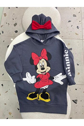 HAVİSA KİDS YENİ SEZON MINNIE MOUSE DİSNEY BASKILI ELBİSE