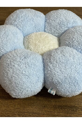 happyteks Daisy baby blue throw pillow plush pillow decorative
