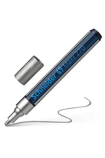 SCHNEIDER Maxx 270 Paint Marker Marking Pen 1-3 mm Silver
