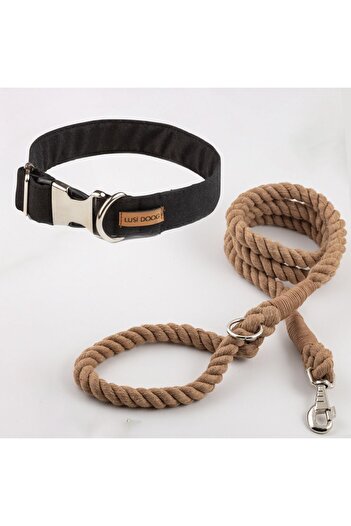 Lusi Doog Dog Collar Set - Neck Collar and Walking Rope