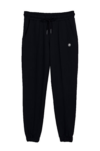 BSM Women's High Quality Pocketed Leg Elastic Grassy Tracksuit Single Bottom