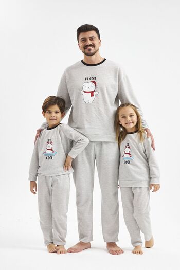 LILIAN Yeni Yıl Temalı Aile Pijama Takımı.Ayrı Ayrı Satılır Fıyatları Farklıdır