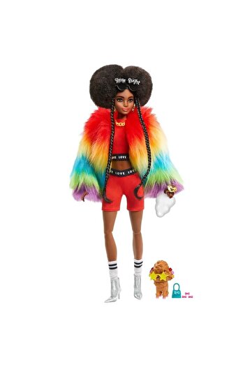 Barbie GVR04 Barbie Extra - Renkli Ceketli Bebek 1 - 30 Kasım Erkol Özel Kampanya Fiyatı