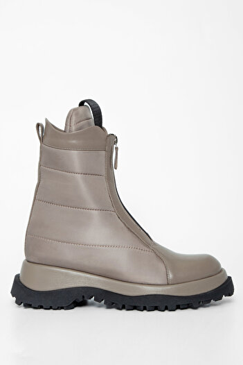 Tamer Tanca Γυναικείες μπότες casual από γνήσιο δέρμα 33 7807 Bn Boots Sk23/24