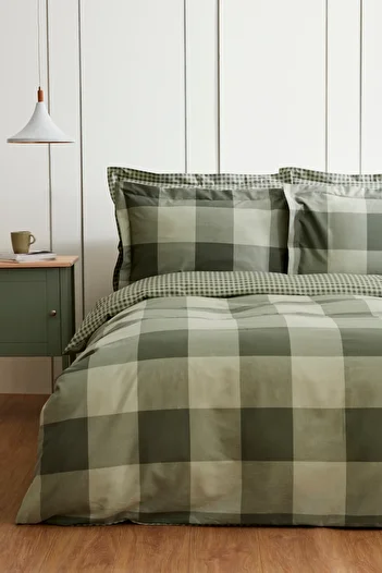 Sarah Anderson York Single Duvet Cover Set Khaki
