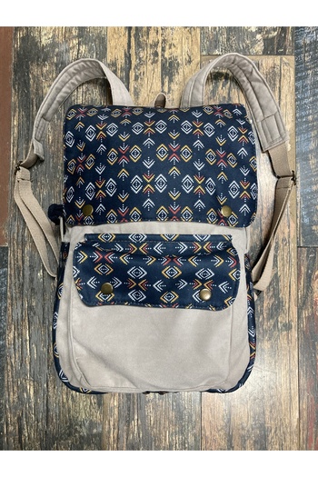 Street Bag Ethnic Αυθεντικό σακίδιο πλάτης με μποέμ με κάλυμμα Καθημερινή χρήση σε κάμπινγκ ταξιδιού