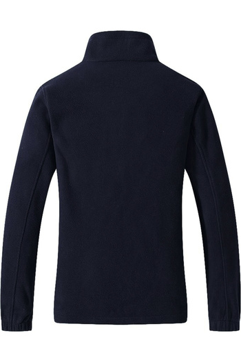 GENIUS STORE Unisex fleecová bunda s celorozepínacím zipem Venkovní fleecová bunda Taktická fleecová dámská-pánské fleece Barevná-plná