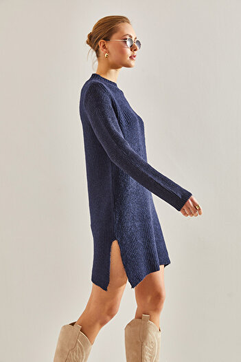 Bianco Lucci Women's Turtleneck Knitwear Dress