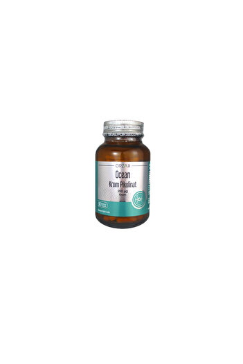 Ocean Chrome Picolinate 200 mcg 90 Capsules Food Supplement Containing Chrome Picolinate