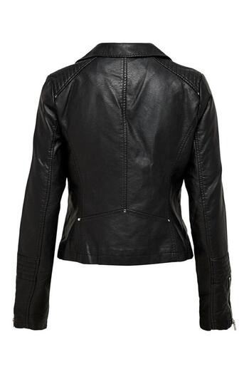 ONLY 15153079   Μανίκια με φερμουάρ Sal Collar και δερμάτινο παλτό 4 τσέπης