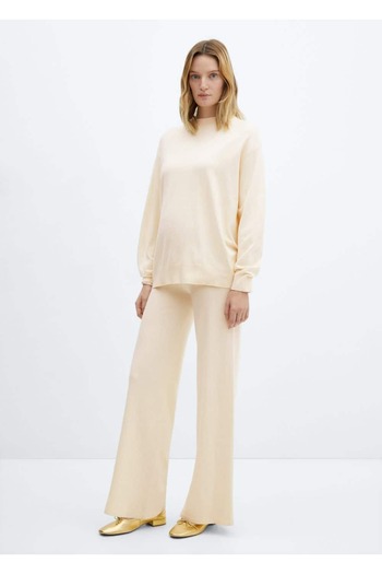 MANGO Woman Knitwear wideleg pants