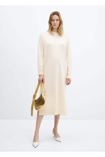MANGO Woman Round Neck Knitwear Dress