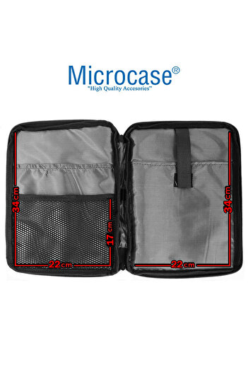 Microcase SamsungTab A7 Lite 2021 8.7 T220 T225 Tablet Çanta+Türkçe Bt Klavye+Mouse+Tablet Standı-Siyah AL8126