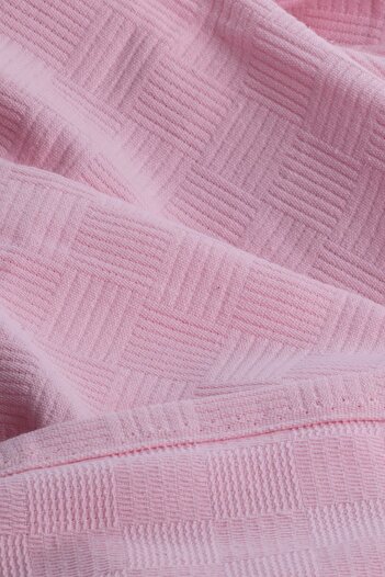 Salbace Checkerboard Pattern Pique Single