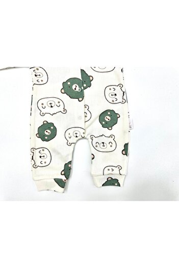 Nayinom Hep Modam Teddy Bear Patterned Baby Onesie