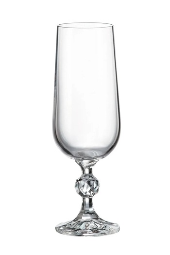 Bohemia Collection Sterna Crystal Set of 6 180Cc Coffee Side Water Glass/Flute Champagne Glass