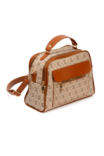 Linatigers Women's Patterned Cross Strap Hand and Shoulder Bag