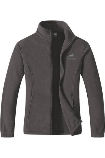 GENIUS STORE Unisex Fleece Full Zipper Outdoor Fleece Jacket Tactical Fleece Γυναικείες-ανδρικές Fleece Πολύχρωμο-γεμάτο