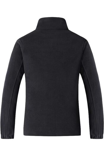 GENIUS STORE Unisex fleecová bunda s celorozepínacím zipem Venkovní fleecová bunda Taktická fleecová dámská-pánské fleece Barevná-plná