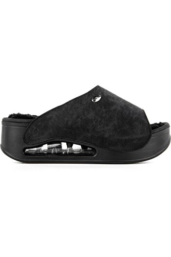 Muya Desmod Anatomical Air Max Sole Women's Warm House Slippers with Fur Inside