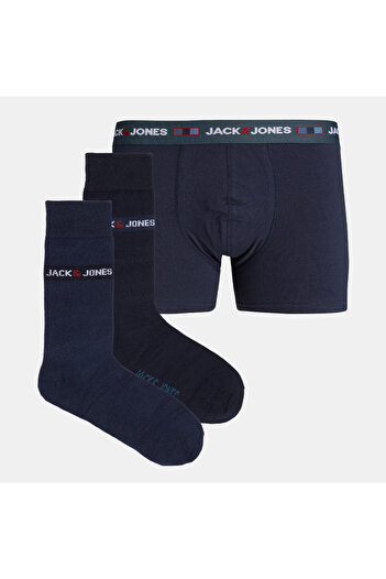 Jack & Jones Boxer Socks Gift Package JACDNA LOGO GIFTBOX