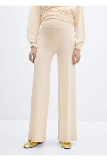 MANGO Woman Knitwear wideleg pants