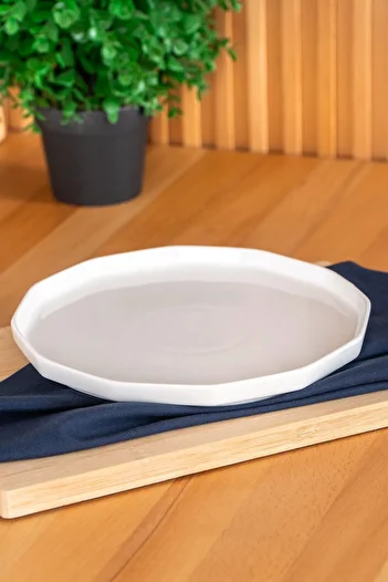 ACAR Hexagon Art Single Cake Plate - 21 cm MST416