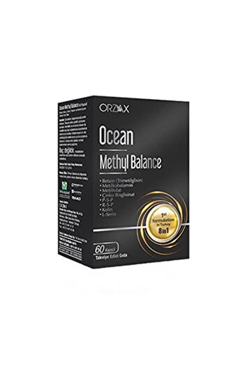 Ocean Methyl Balance 60 Capsules - Vitamin Vitamin, Colin and L-cool Vitamin and Mineral Supplement