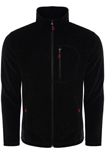 Vio Belle Men's Full Zipper Windproof 5 Pocket Fleece Jacket