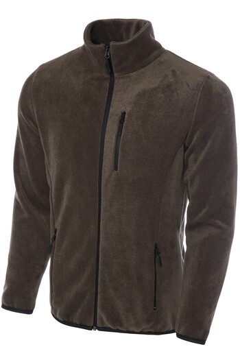 Vio Belle Men's Full Zipper Windproof 5 Pocket Fleece Jacket
