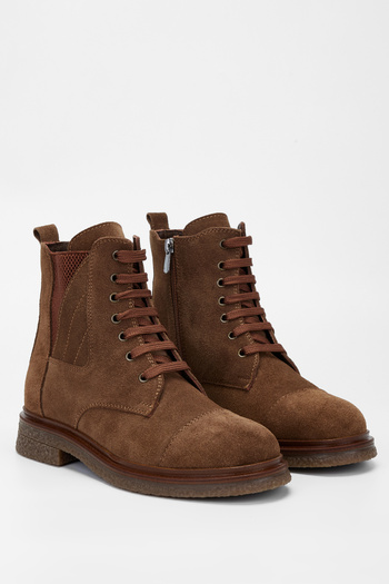 Tamer Tanca Γυναικείες μπότες casual από γνήσιο δέρμα 824 7007 Bn Boots Sk23/24