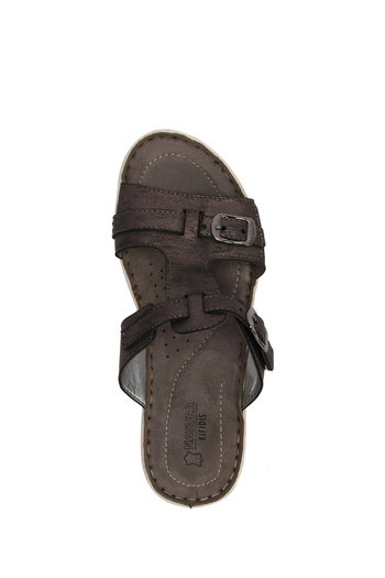 Kifidis Sıb216703 -natura Kadın Anatomik Deri Terlik 36-41 -bt