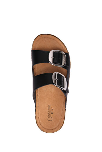 Kifidis Sıb213615 -natura Women's Anatomical Leather Slippers 36-40
