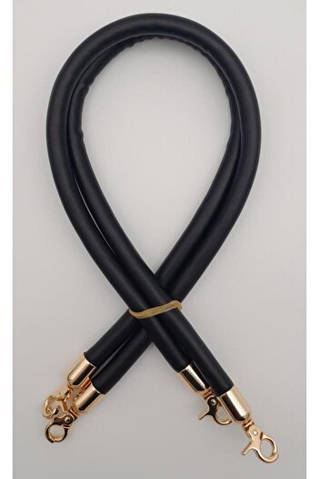 angel çanta aksesuar Τσάντα Angel Double Cord Black Handle - Αξεσουάρ από ελαφρύ χρυσό μέταλλο