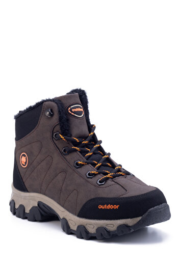 eformoda by emre yılmaz Brown Unisex Outdoor Boots Shoes Winter Durable Non-Slip Sole Lace-Up 4054u