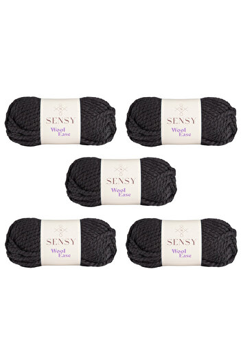 SENSY Wool Ease 5 штук ручної пряжі для в'язання шапок, капелюхів, палантинів, кардиганів та інших виробів
