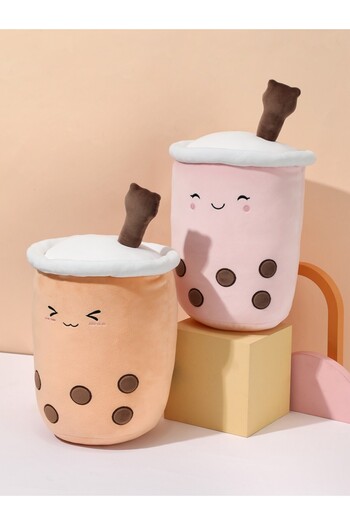 Miniso Sütlü Çay Peluş Yastık - Pembe 39cm