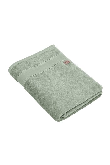 Ecocotton Lida Банний рушник 100% органічна бавовна з вишивкою зелений 80x150 см
